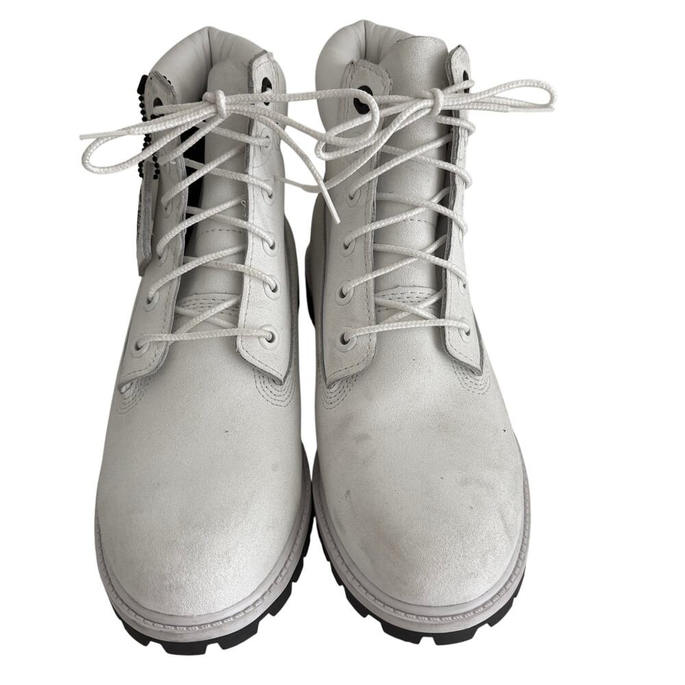 Timberland White Helcor Leather Waterproof Insulated Hiking Boots Combat Unisex